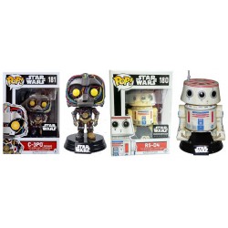 Star Wars C-3PO & R5-D4 (Smugglers Bounty Exclusives) Funko Pop! Bundle (Pack of 2)